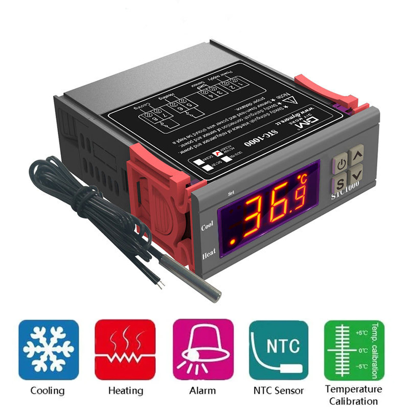 Lab Incubator - STC-1000 Cyfrowy Regulator Temperatury Termostat Termoregulator