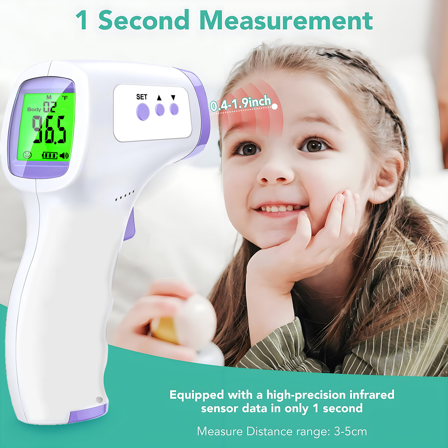 Bezdotykowy cyfrowy termometr  – Pulse Oximeter recenzja i cena