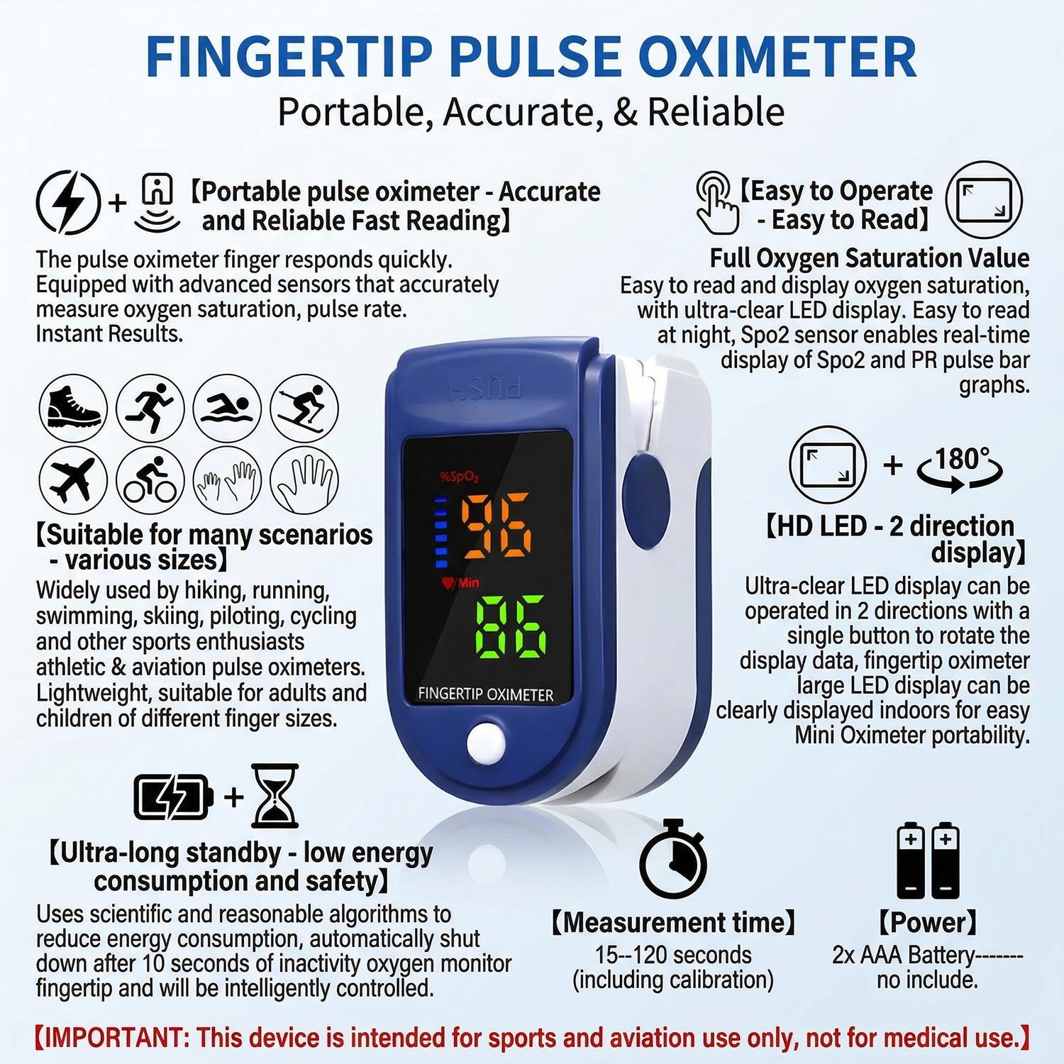 Medyczny termometr na czoło, p – Pulse Oximeter recenzja i cena